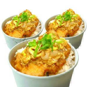 Chicken Katsudon Rice Bowl 3x